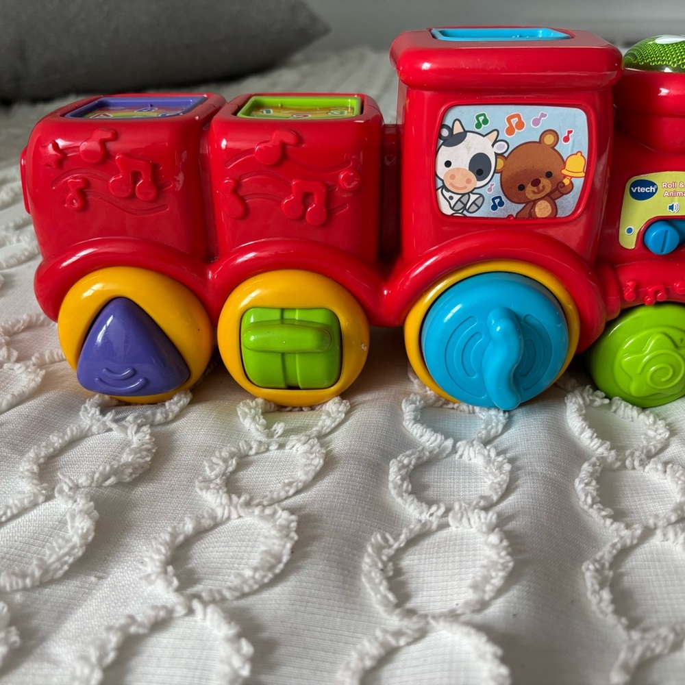 Interactive Red Train Toy with Sounds - Picture 2 of 6